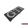 Original VW GTI Front Grill Badge Black Brushed Silver - 171853679 EG8