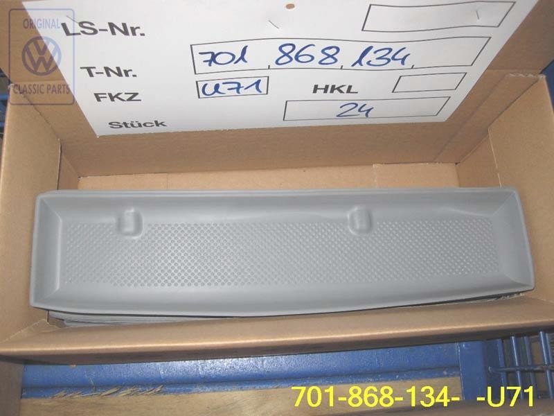 Original VW Insert For Stowage Box Flannel Grey - 701868134 U71