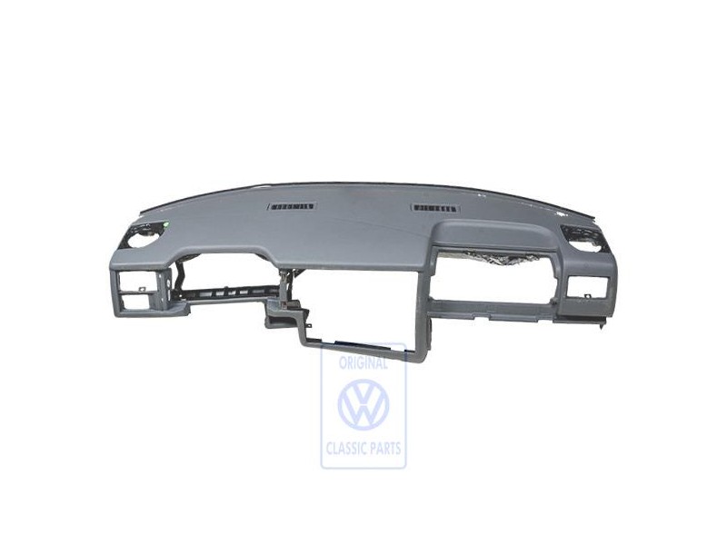 Original VW Dash Panel, Padded Medium Grey - 705857007 E44