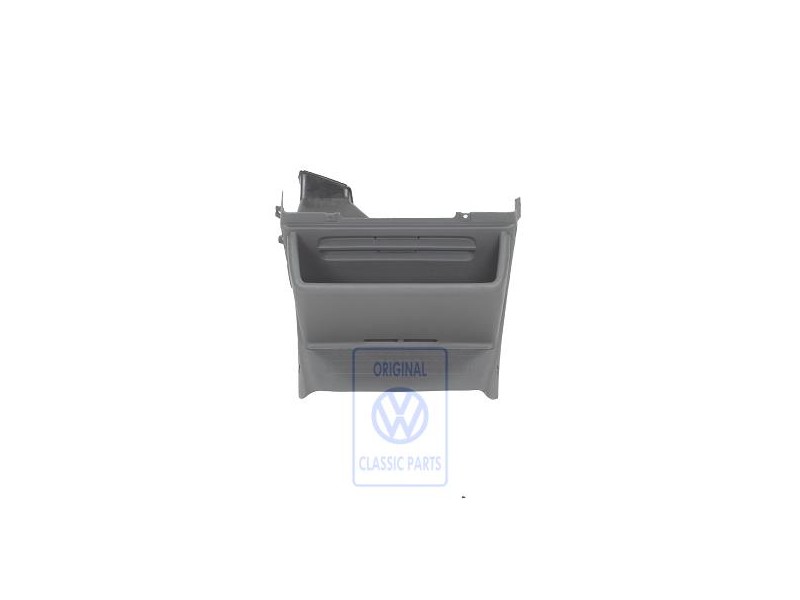 Original VW Footwell Vent With Shelf Mistral Grey - 7D1815141 E91