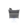 Original VW Footwell Vent With Shelf Mistral Grey - 7D1815141 E91