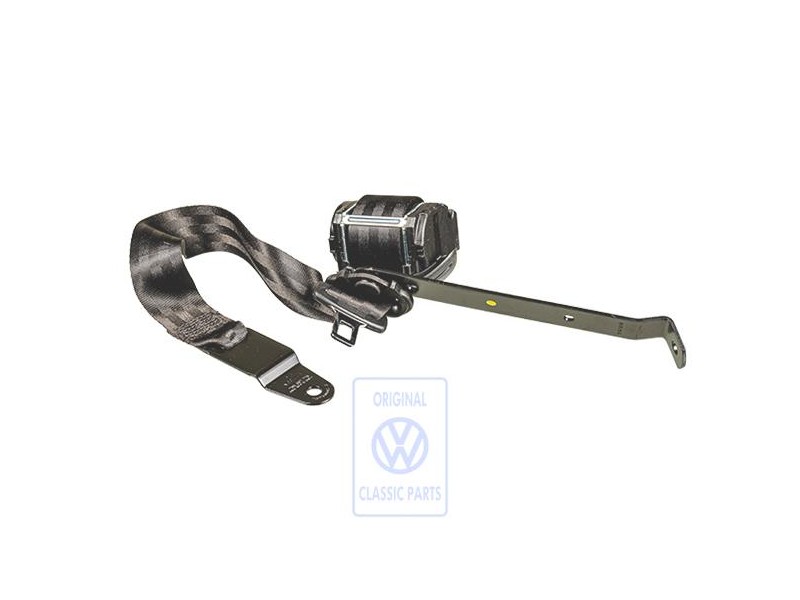 Original VW Three-Point Safety Belt Satin Black - 705857815 01C