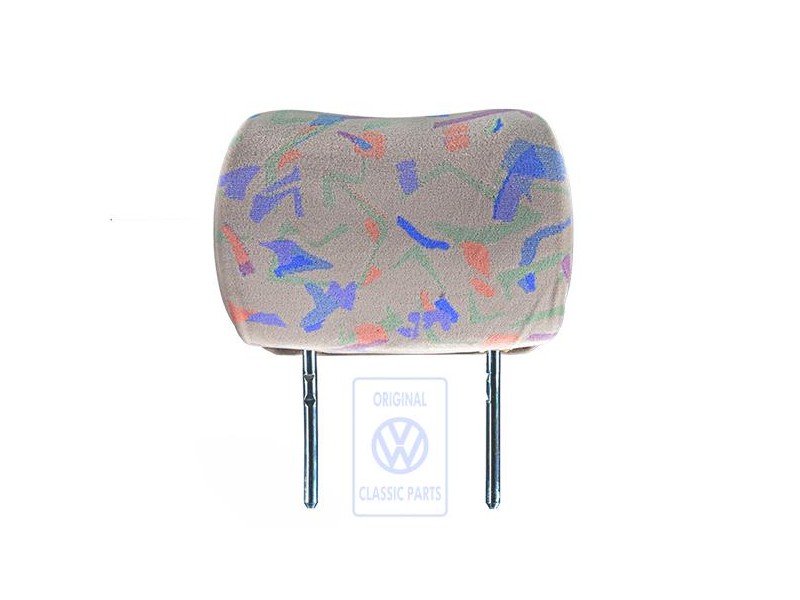 Original VW Head Restraint Cover Cloth Light Beige - 7D0881921 EJM