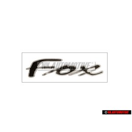 Original VW FOX Boot Trunk Decal Sticker - 6N0853750 Z19