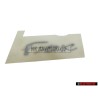Original VW FOX Boot Trunk Decal Sticker - 6N0853750 Z19