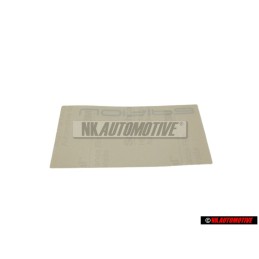 Original VW Edition Boot Trunk Decal Badge Emblem Sticker - 6N0853750C 1Y4