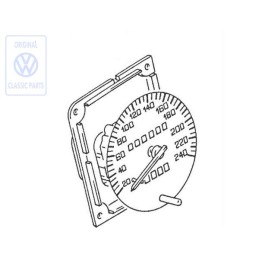 Original VW Speedometer With Kilometre Trip Recorder - 867957031B