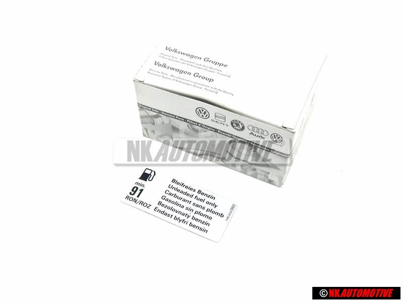 Original VW Decal Sticker Unleaded fuel only 91 RON/ROZ - 1H0010092