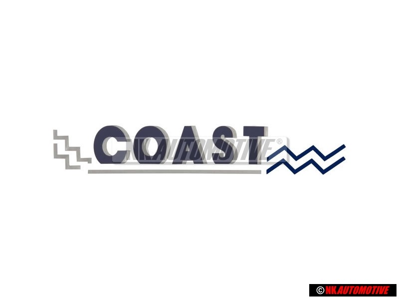 Original VW Coast Side Decal - 155853687H BBL