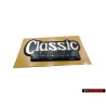 Original VW Classic Line Side Badge Emblem Decal - 155853687L BWV