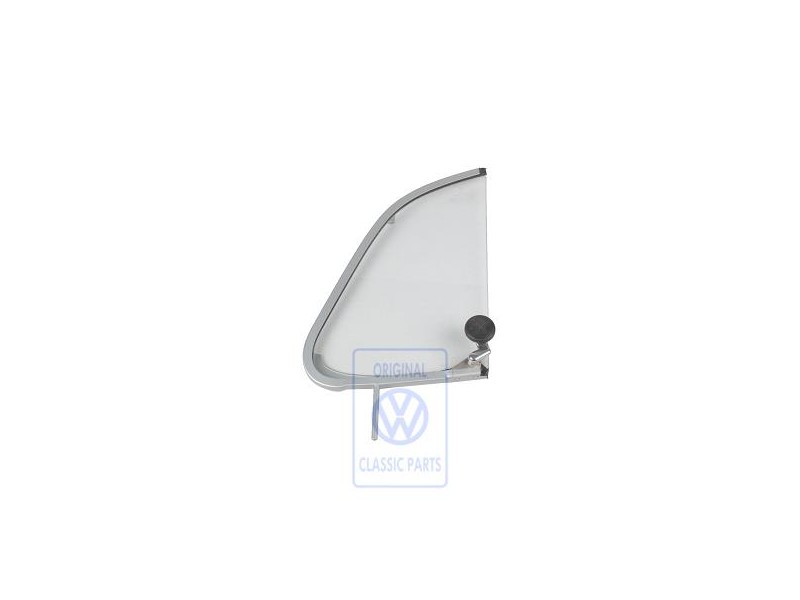 Original VW Side-Hung Window Chrome Colored - 111837602D 091