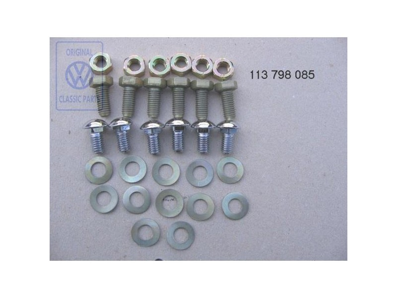 Original VW 1 Set Fixing Parts For Bumper - 113798085