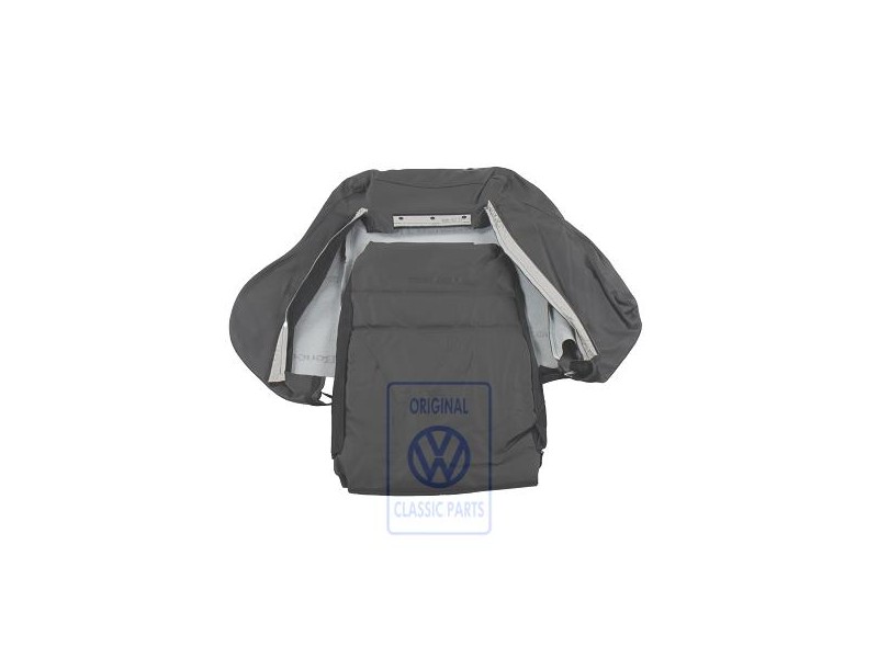 Original VW Backrest Cover Leather/Leatherette Black - 1H0881805BFEGV