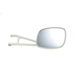 Original VW Exterior Mirror (Convex) Pastel White - 261857514B 90D