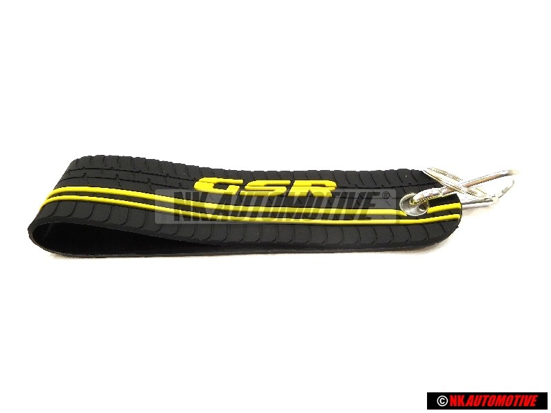 Original VW Key Fob Black Yellow - 5C5087013 Zac