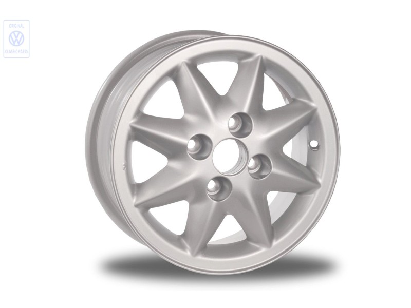 Original VW Aluminium Rim Chrome Colored - 6N0601025C 091