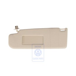 Original VW Sun Visor With Mirror And Cover Cream - 6N0857551F 2J6