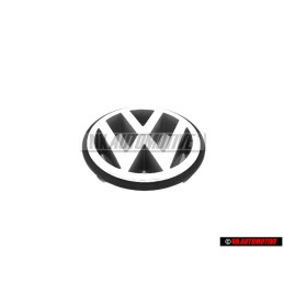 Original VW Front Grill Badge Emblem Chrome - 3A0853600