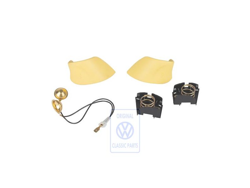 Original VW 1 Set Of Horn Buttons Yellow - 3A0419097 U46