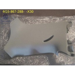 Original VW C-Pillar Trim Pearl Grey - 6Q3867288 X30