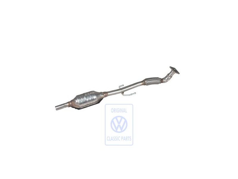 Original VW Exhaust Pipe With Catalyst - 6X0253058DX