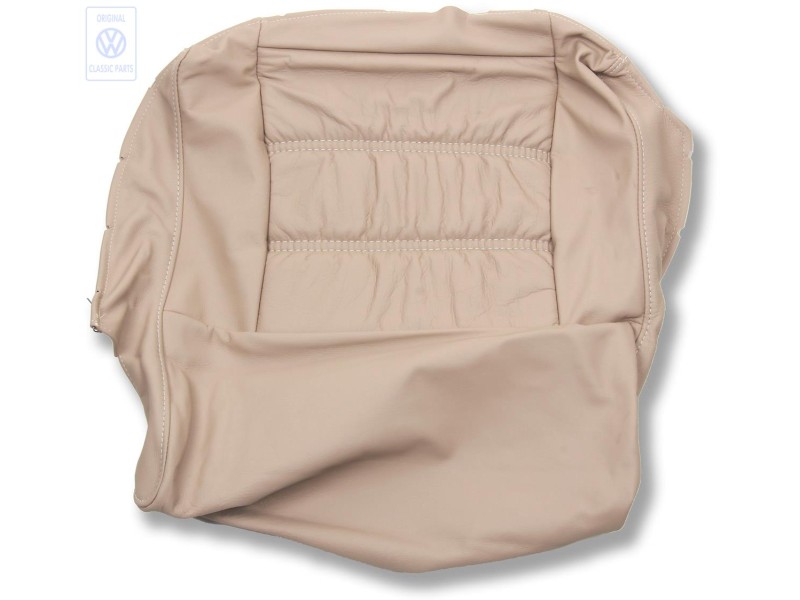 Original VW Seat Cover (Leather) Light Beige - 535885406A Q08