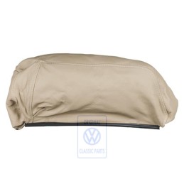 Original VW Arm-Rest Cover (Leather) Light Beige - 535885851A Q08