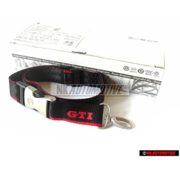 Original VW GTI Collection Lanyard Black Red - 000087610R FWC