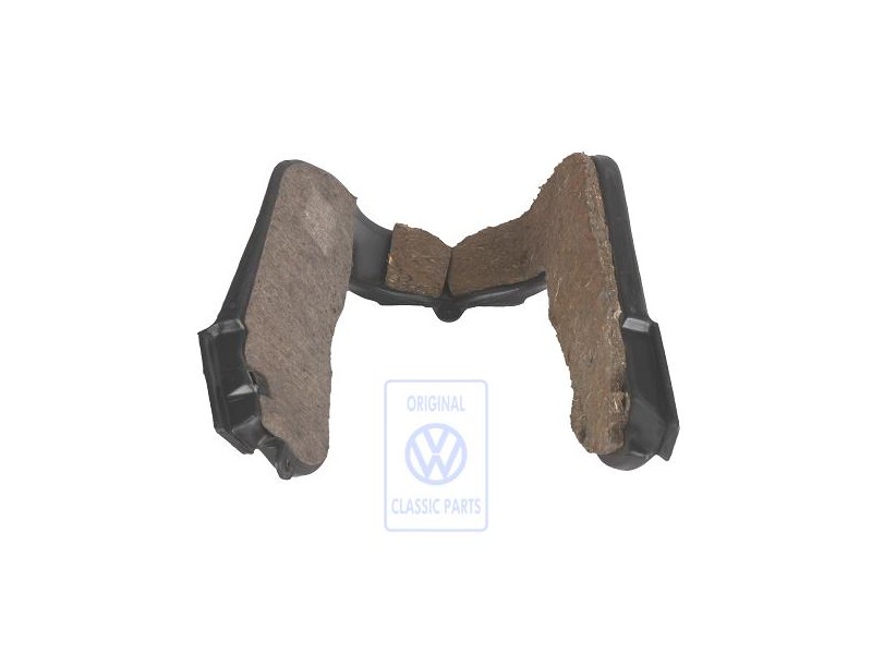 Original VW Air Channel For Pass. Cabin Heater Satin Black - 536863240 01C