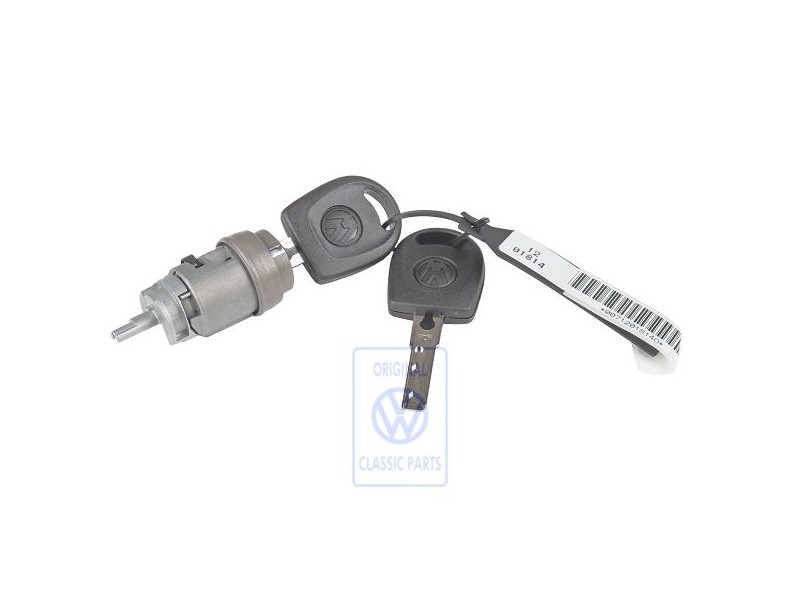 Original VW Lock Cylinder For Ignition Starter Switch - 6N0905855F