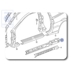 Original VW Reinforce. For Lower Side Mem. 