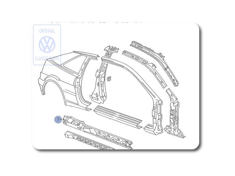 Original VW Reinforce. For Lower Side Mem. 
