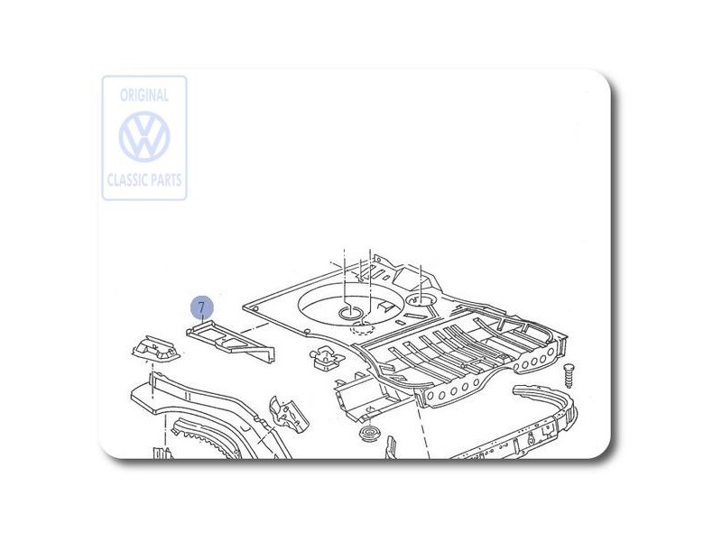 Original VW Cross Panel - 535813222A