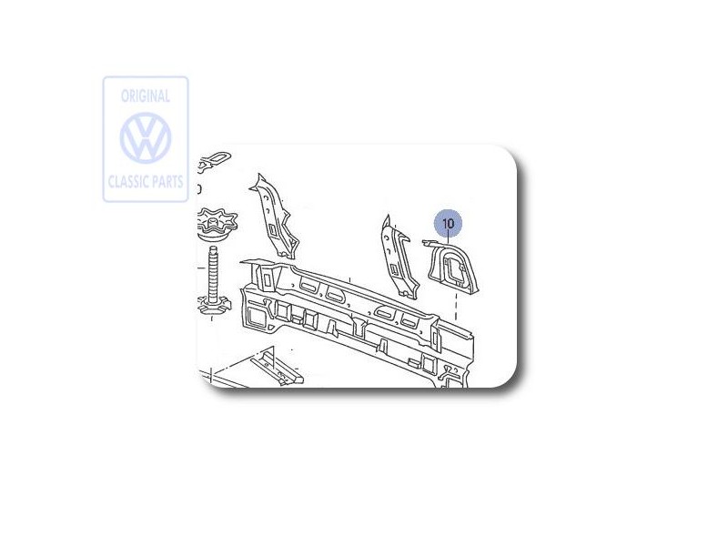 Original VW Mounting For Tail Light - 535813327