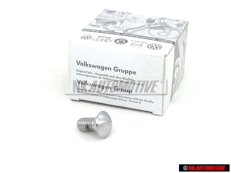 Original VW Bumper Carrier Flat Round Head Bolt M8x15 - 113707191C