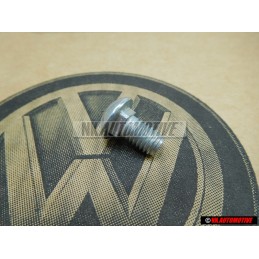 Original VW Bumper Carrier Flat Round Head Bolt M8x15 - 113707191C