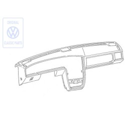 Original VW Dashboard Black - 535857003H 4FB