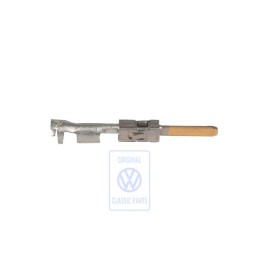 Original VW Flat Male Connector With Detent Lug - N 10211606
