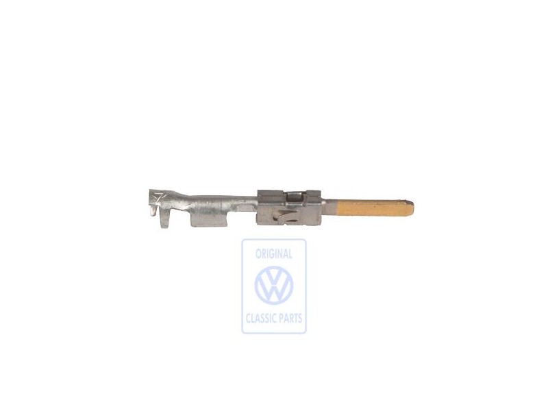 Original VW Flat Male Connector With Detent Lug - N 10211606