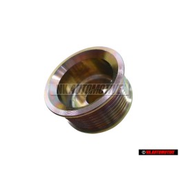 Original VW Poly V-Belt Pulley - 028903119H