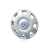 Original VW Hub Cap Bright Silver/Blue/White - 1C0601147D HRN