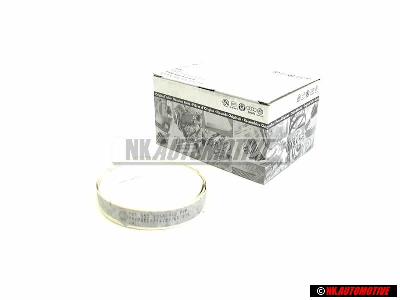 Original VW Rear Side Panel Trim Strip Left Dark Grey Metallic - 191853535A 3ZD