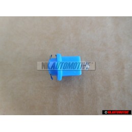 Original VW Bulb With Blue Socket - 357919243B
