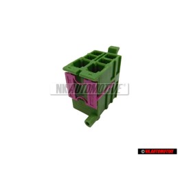 Original VW Flat Contact Housing With Contact Locking Mechanism - 357941968