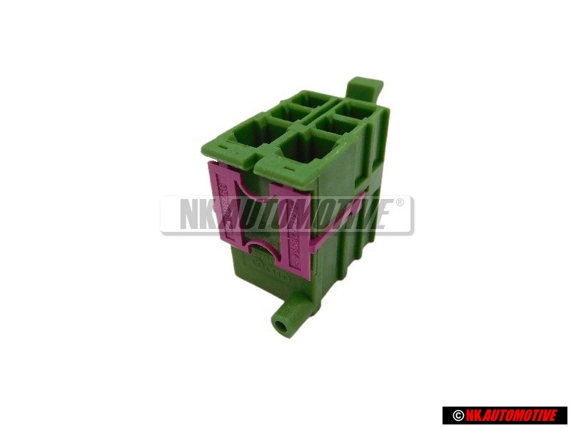 Original VW Flat Contact Housing With Contact Locking Mechanism - 357941968