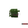 Original VW Flat Contact Housing With Contact Locking Mechanism - 357941968