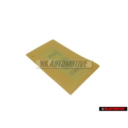 Original VW Rear Boot Badge Emblem TSI Chrome Red - 3AA853675 GQF