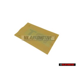 Original VW Rear Boot Badge Emblem TSI Chrome Red S Red I - 3AA853675A GQF