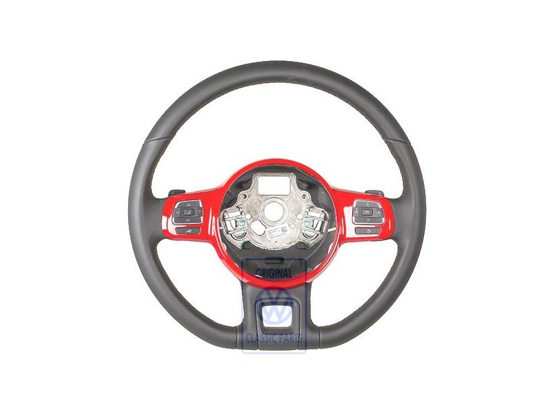 Original VW Steering Wheel Tornado Red - 5C0419091ANY3D