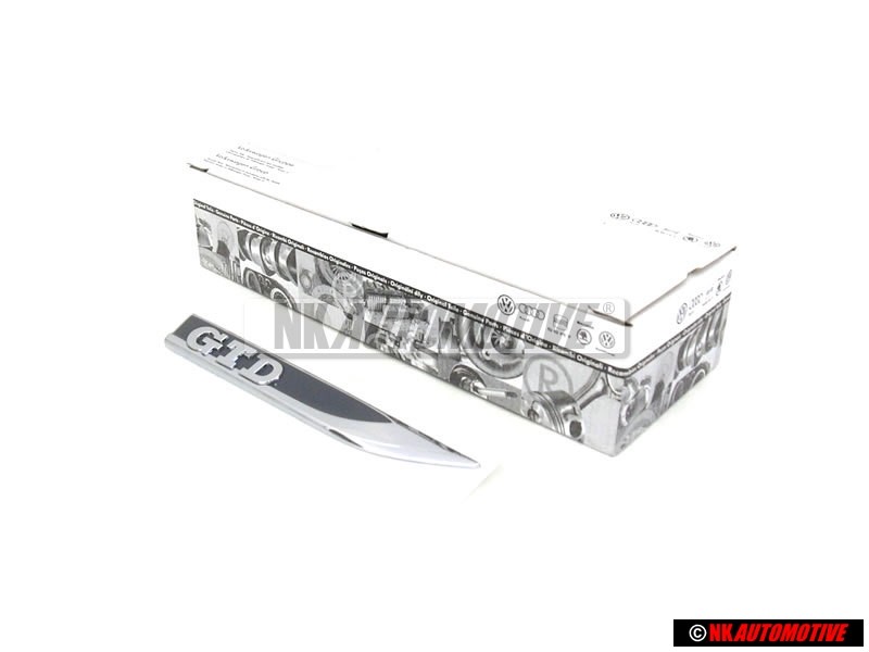 Original VW GTD Front Fender Badge Emblem Right - 5G0853688P CMT